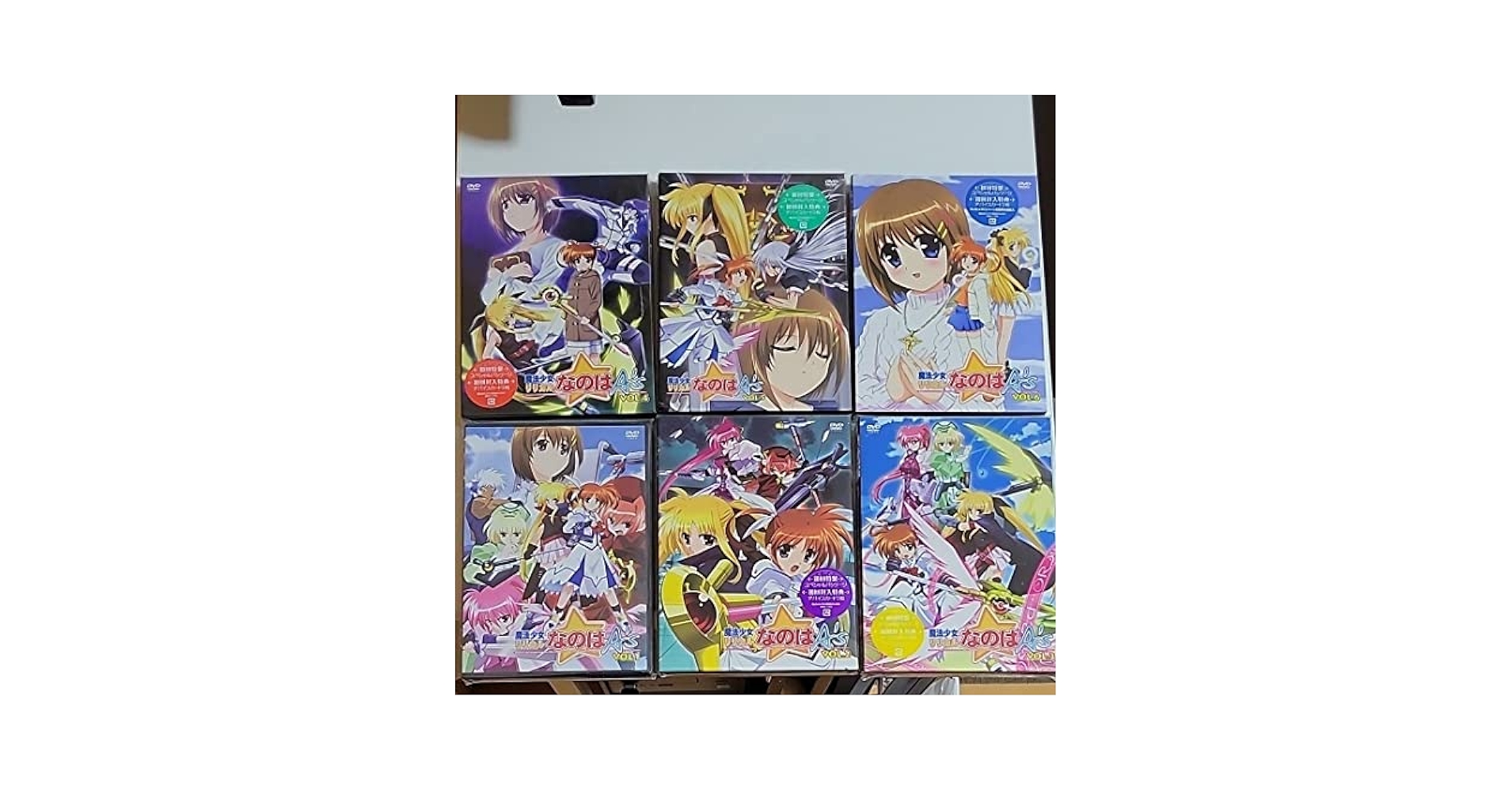 魔法少女リリカルなのはdvd、A's Vol.1〜6 初回限定版セット Amazon.co.jp: 魔法少女 リリカル なのはA's [レンタル落ち] 全6